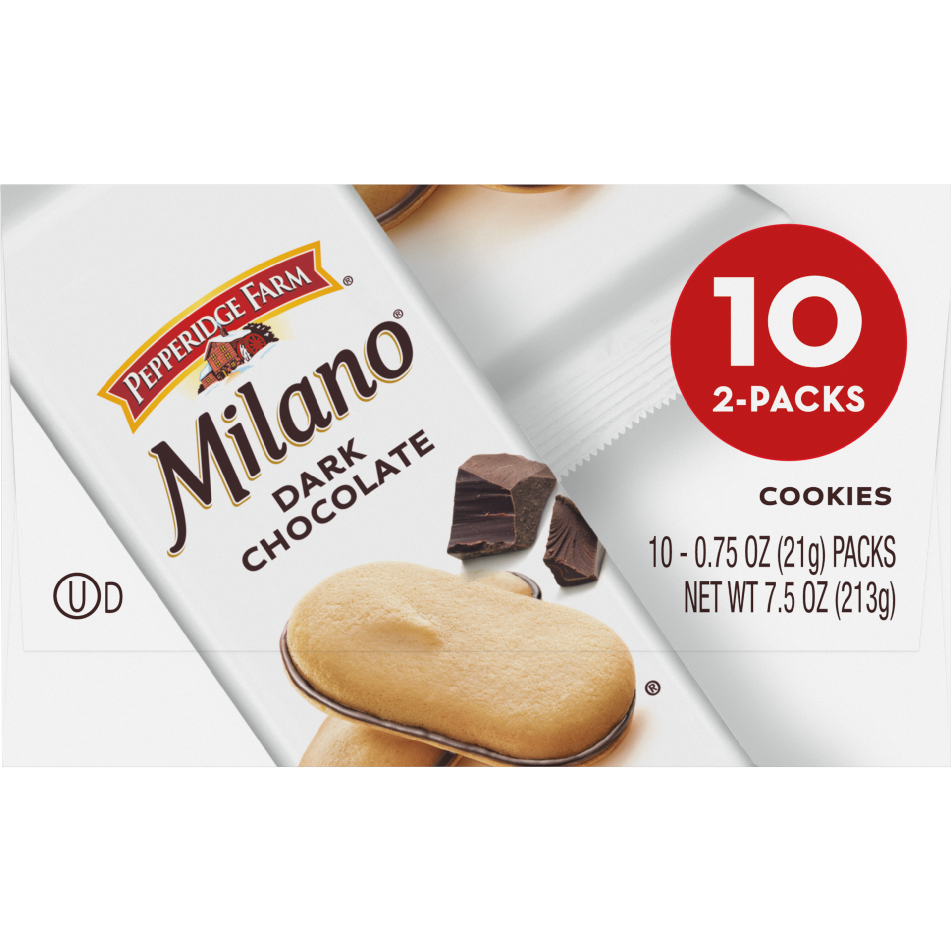 slide 5 of 5, Pepperidge Farm Milano Dark Chocolate Cookies - 7.5oz/10ct, 10 ct; 0.75 oz