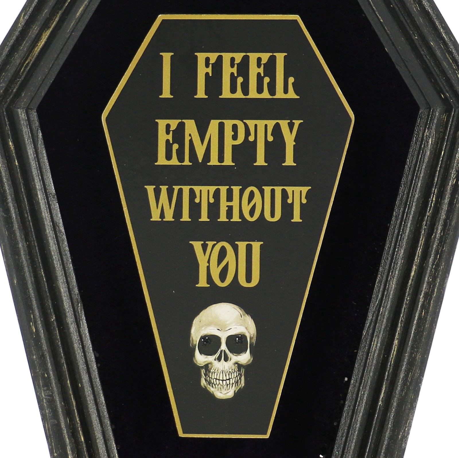 slide 3 of 4, 8" Empty Without You Coffin Tabletop Decor By Ashland, 6.25 in x 1.75 in x 8 in