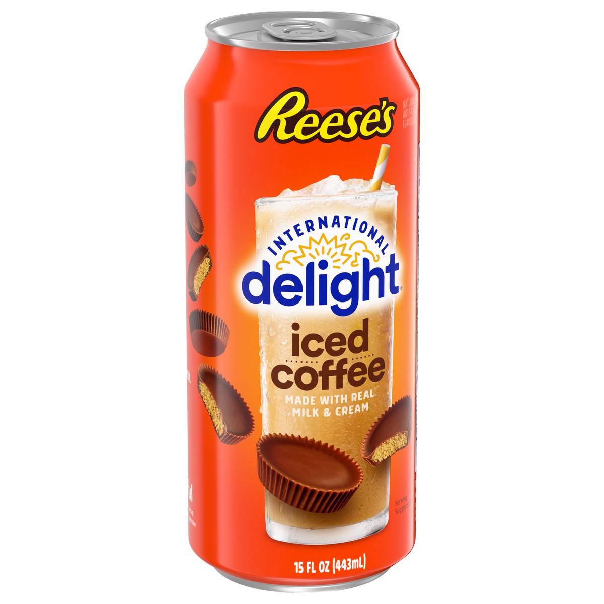 slide 5 of 14, International Delight Iced Coffee, REESE'S, Grab and Go Coffee Drinks Made with Real Milk and Cream, 15 FL OZ, 15 oz