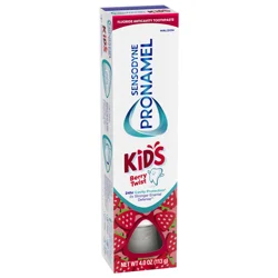 Sensodyne Pronamel Kids Toothpaste, Fluoride Anticavity Toothpaste, Berry Twist Flavored