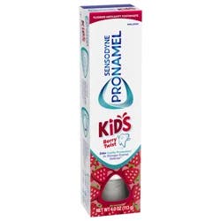 Sensodyne Pronamel Kids Toothpaste, Fluoride Anticavity Toothpaste, Berry Twist Flavored