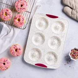 Trudeau Structure Silicone Jumbo Donut Pan