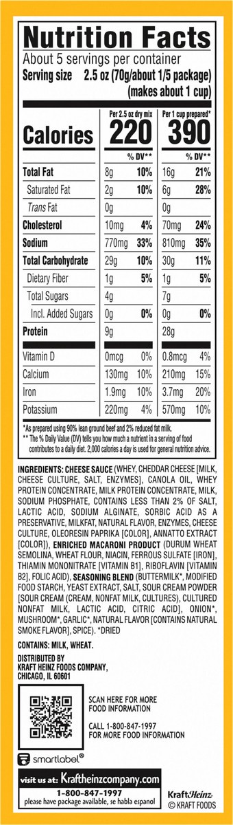 slide 5 of 9, Velveeta Cheesy Skillets Creamy Beef Stroganoff, 11.6 oz