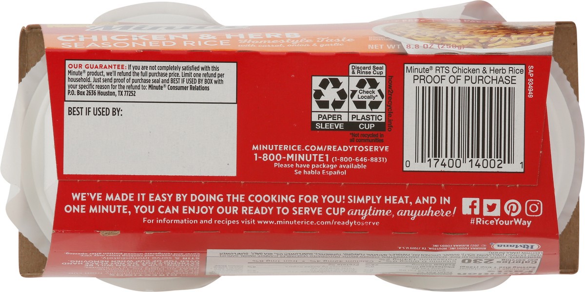 slide 4 of 11, Minute Seasoned Rice, 8.8 oz