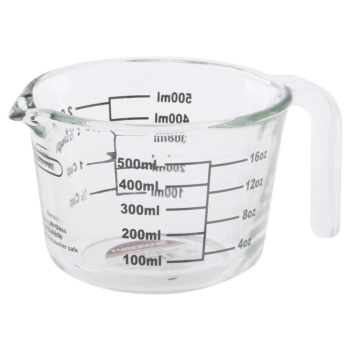 slide 6 of 9, Farberware Professional 2 Cup Glass Measuring Cup 1 Each, 1 ct
