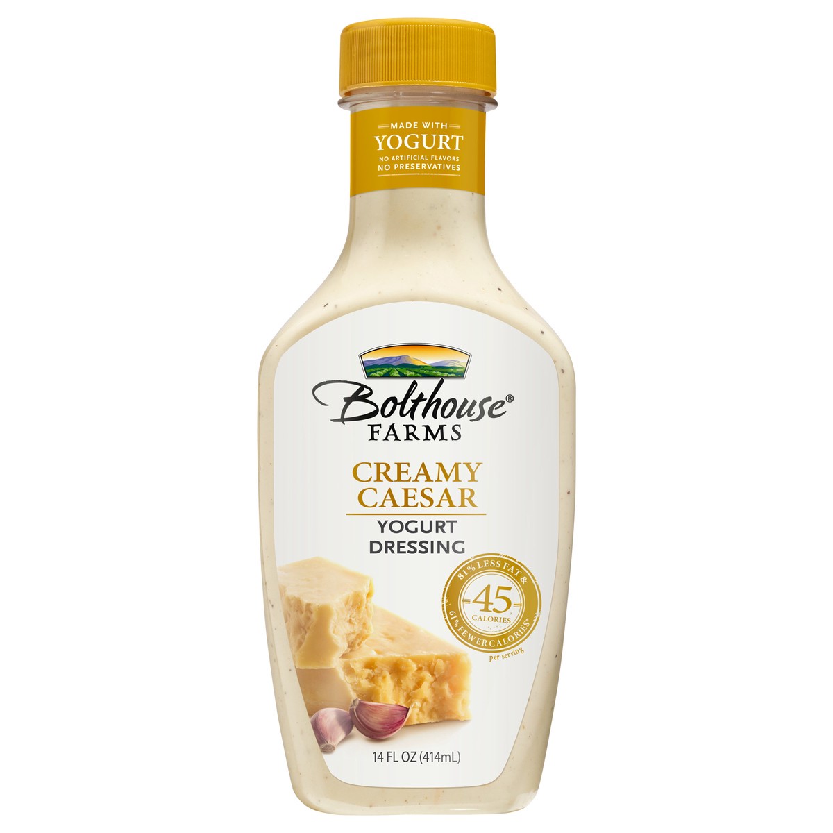 slide 3 of 6, Bolthouse Farms Gluten-Free Creamy Caesar Yogurt Dressing, 12 fl oz Bottle, 12 oz