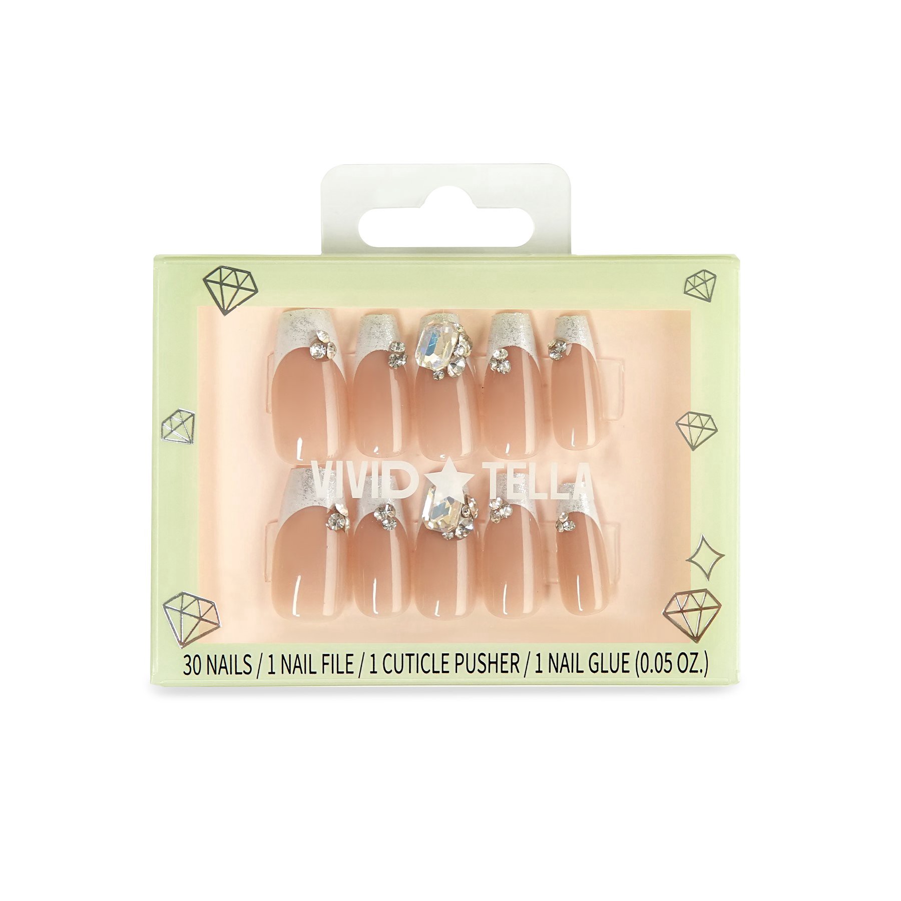 slide 1 of 1, Vivid Tella Nails - Mob Wife, 1 ct