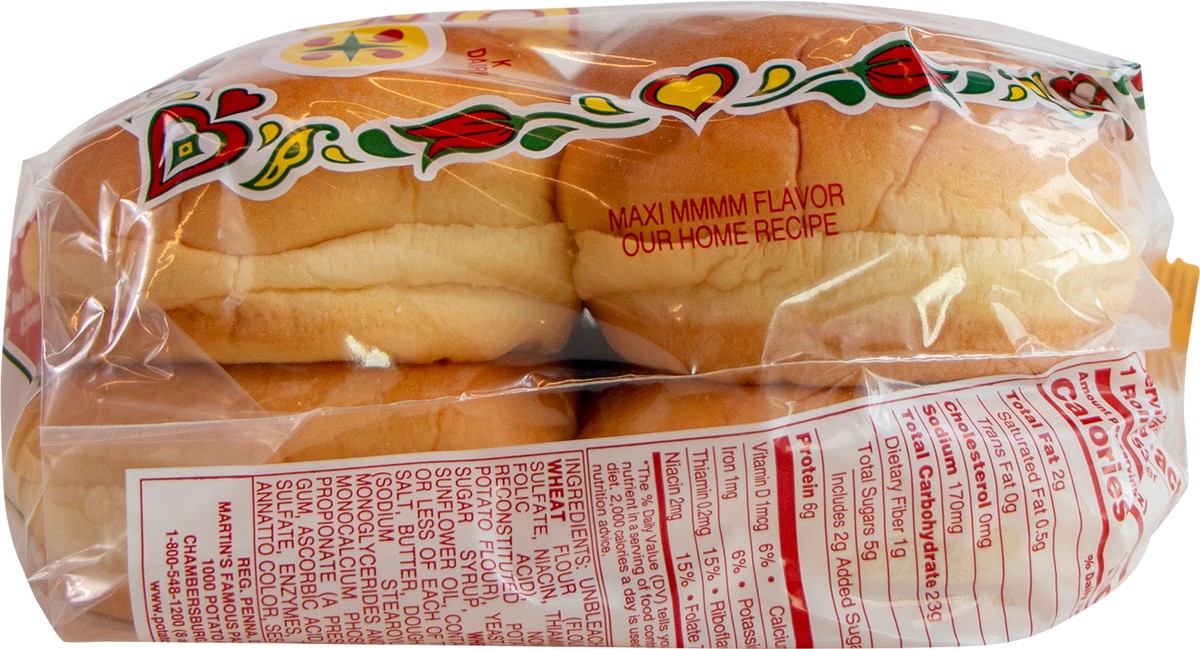 slide 10 of 13, Martin's Potato Sandwich Rolls, 8 ct