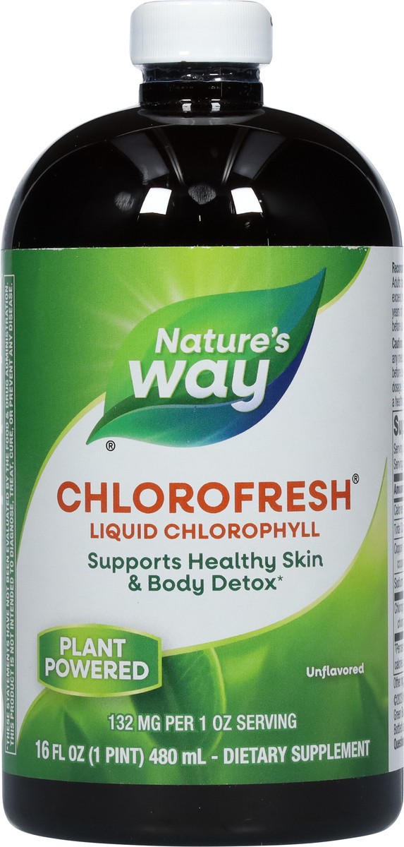 slide 5 of 9, Nature's Way Chlorofresh Unflavored Liquid Chlorophyll 16 fl oz, 16 fl oz