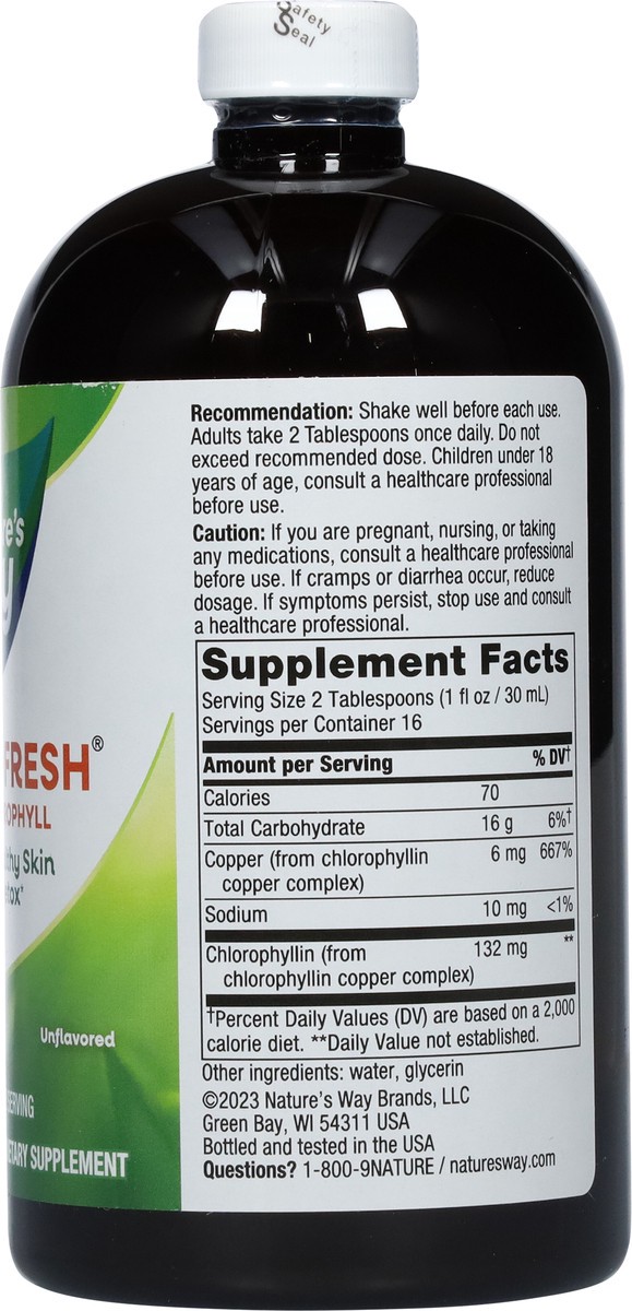 slide 3 of 9, Nature's Way Chlorofresh Unflavored Liquid Chlorophyll 16 fl oz, 16 fl oz