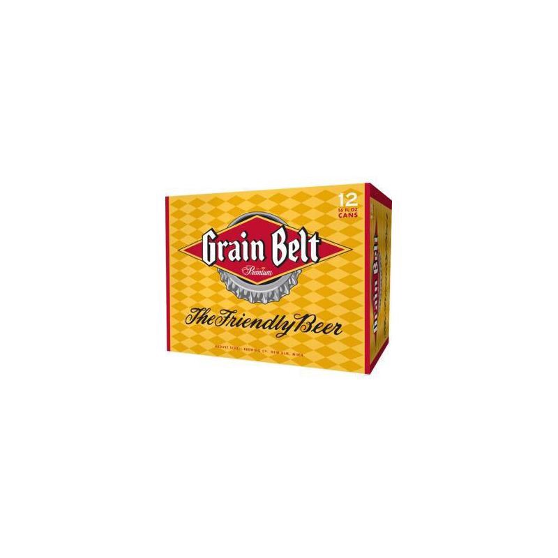 slide 1 of 1, August Schell Brewing Company Grain Belt Premium Cans, 12 ct; 16 oz