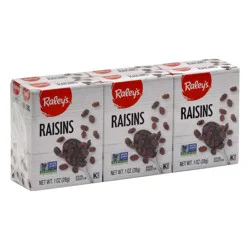 Raley's Seedless Raisins - 6 x 1 oz