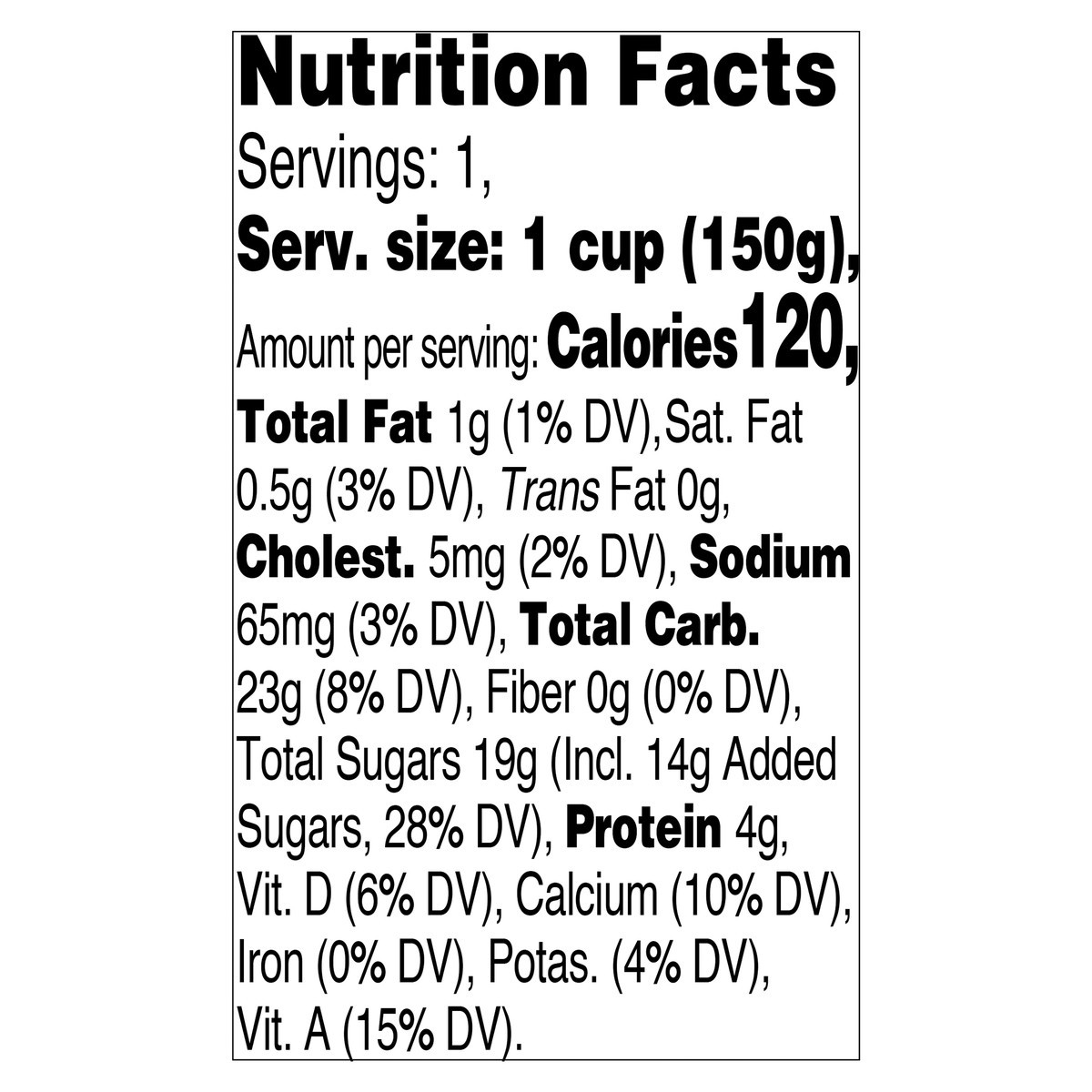 slide 8 of 10, Dannon Blended Low Fat Yogurt, Peach, Gluten-Free, 5.3 oz., 5.3 oz