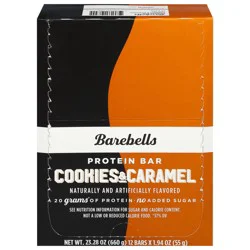 Barebells Cookies & Caramel Protein Bar 12 - 1.94 oz Bars