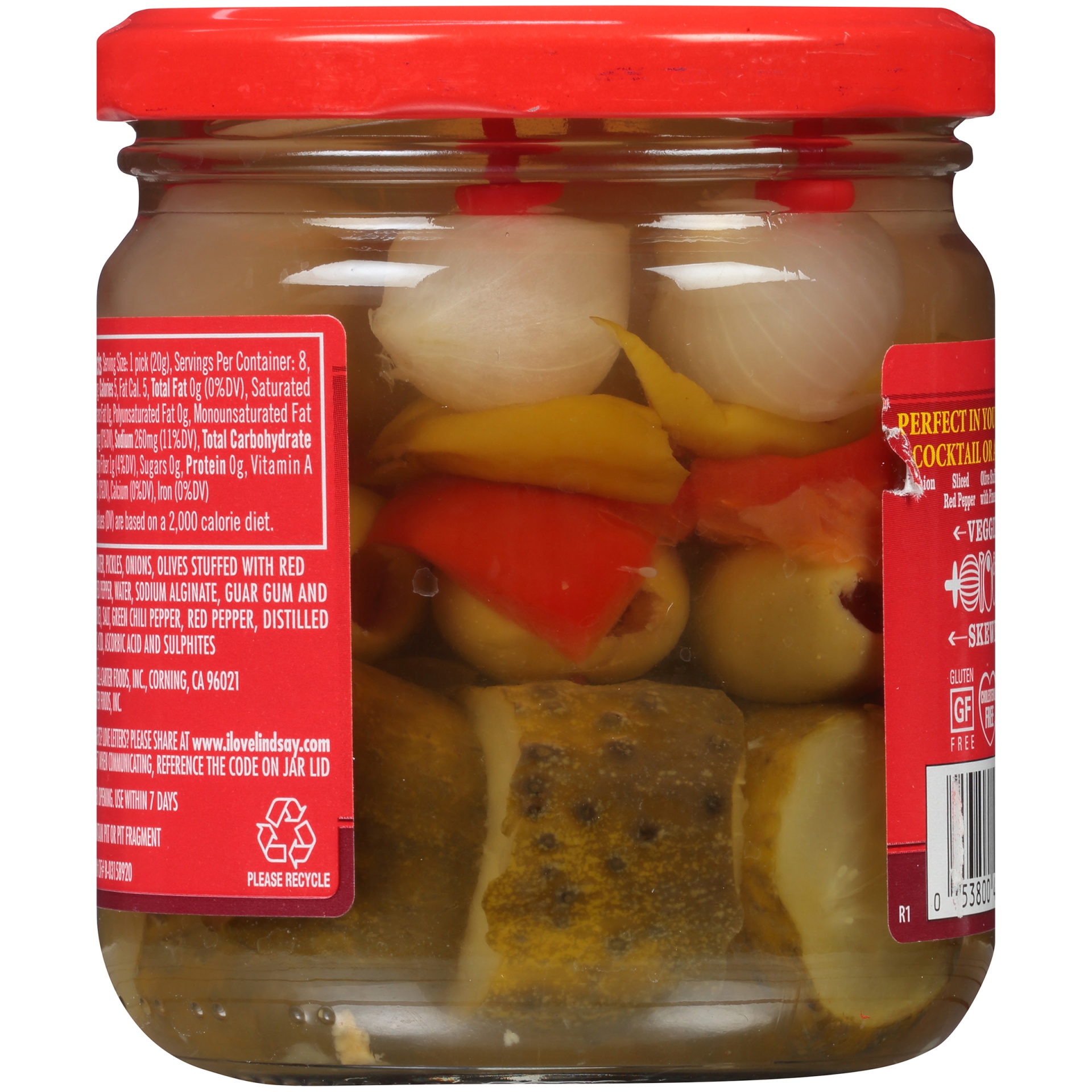 slide 4 of 6, Lindsay Olives Party Picks  Spicy Veggies, 5.6 oz