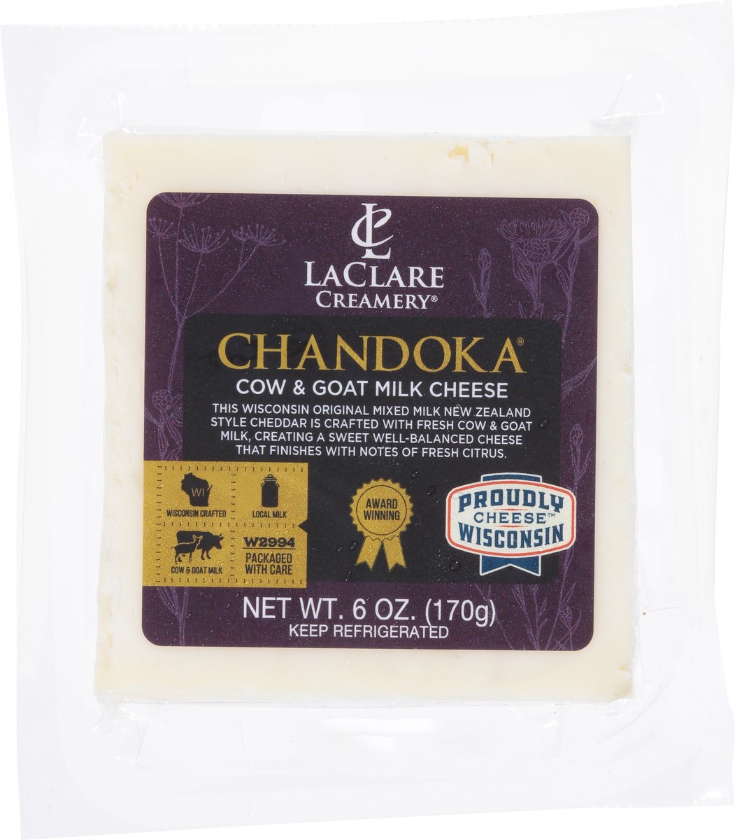 slide 12 of 13, LaClare Creamery Chandoka Cheese 6 oz, 6 oz