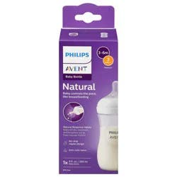 Philips Avent 9 Fl Oz 3-6 Months Natural Medium Baby Bottle 1 Each