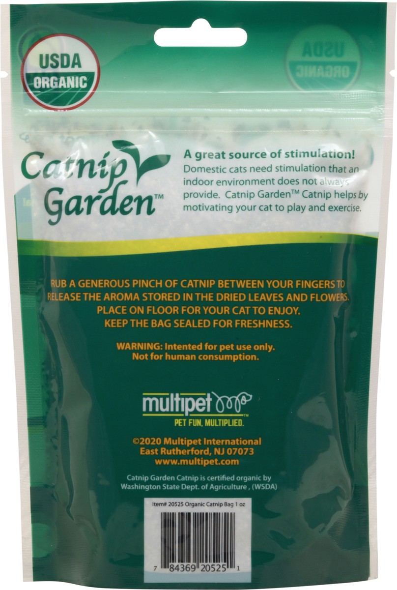 slide 3 of 9, Catnip Garden Multipet Organic Catnip 1 oz Pouch, 1 oz