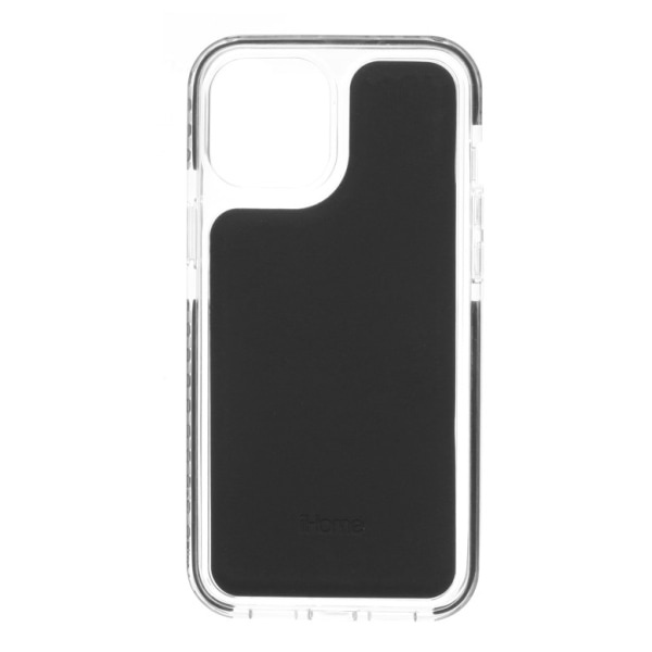 slide 1 of 2, iHome Silicone Velo Case For Iphone 12 Pro Max, Black, 2Ihpc0445B1L2, 1 ct