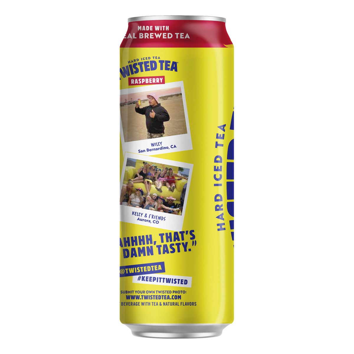 slide 8 of 8, Twisted Tea Raspberry Hard Iced Tea Single, 24 fl oz