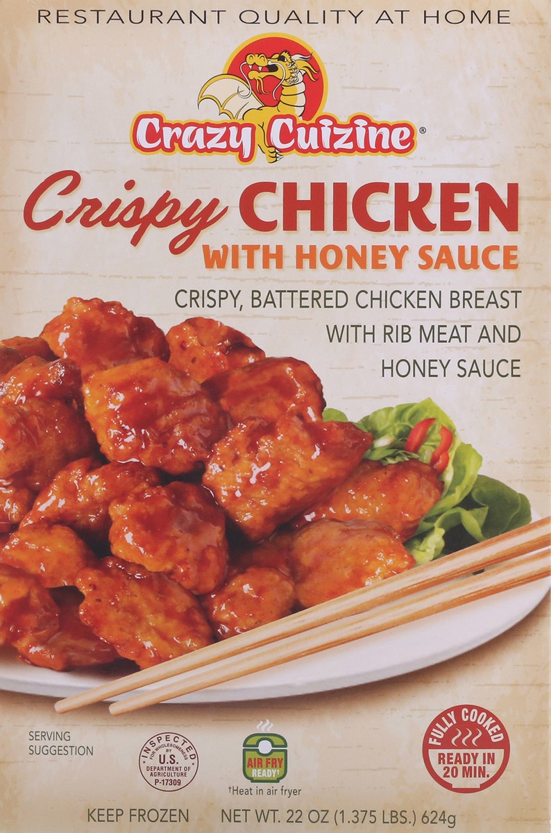 slide 1 of 9, Crazy Cuizine Crispy Chicken with Honey Sauce 22 oz, 22 oz