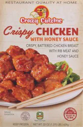Crazy Cuizine Crispy Chicken with Honey Sauce 22 oz