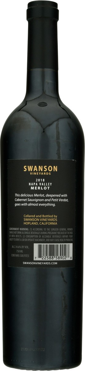 slide 9 of 10, Swanson Napa Valley Merlot 750 ml, 750 ml