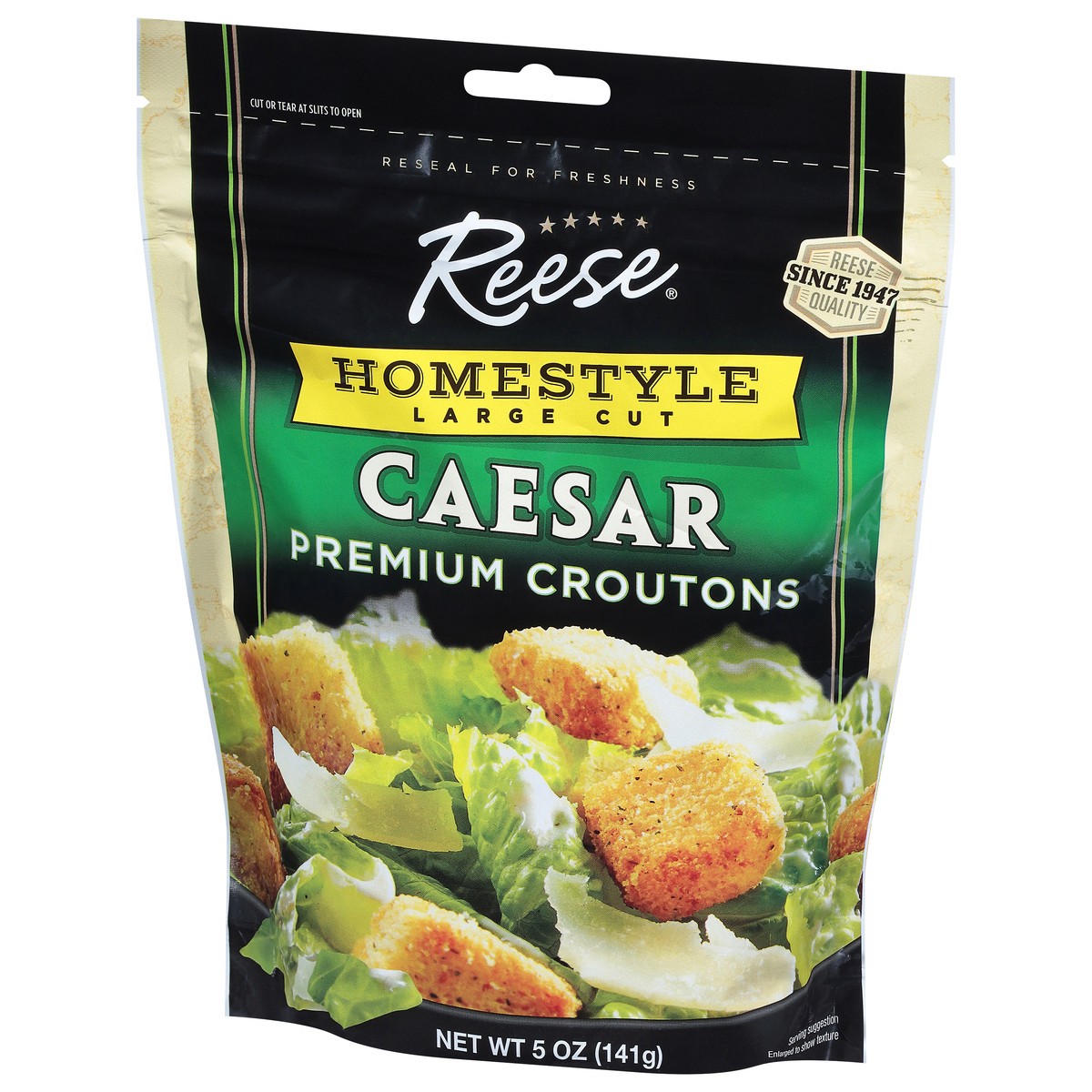 slide 7 of 9, Reese Homestyle Large Cut Premium Caesar Croutons 5 oz, 5 oz