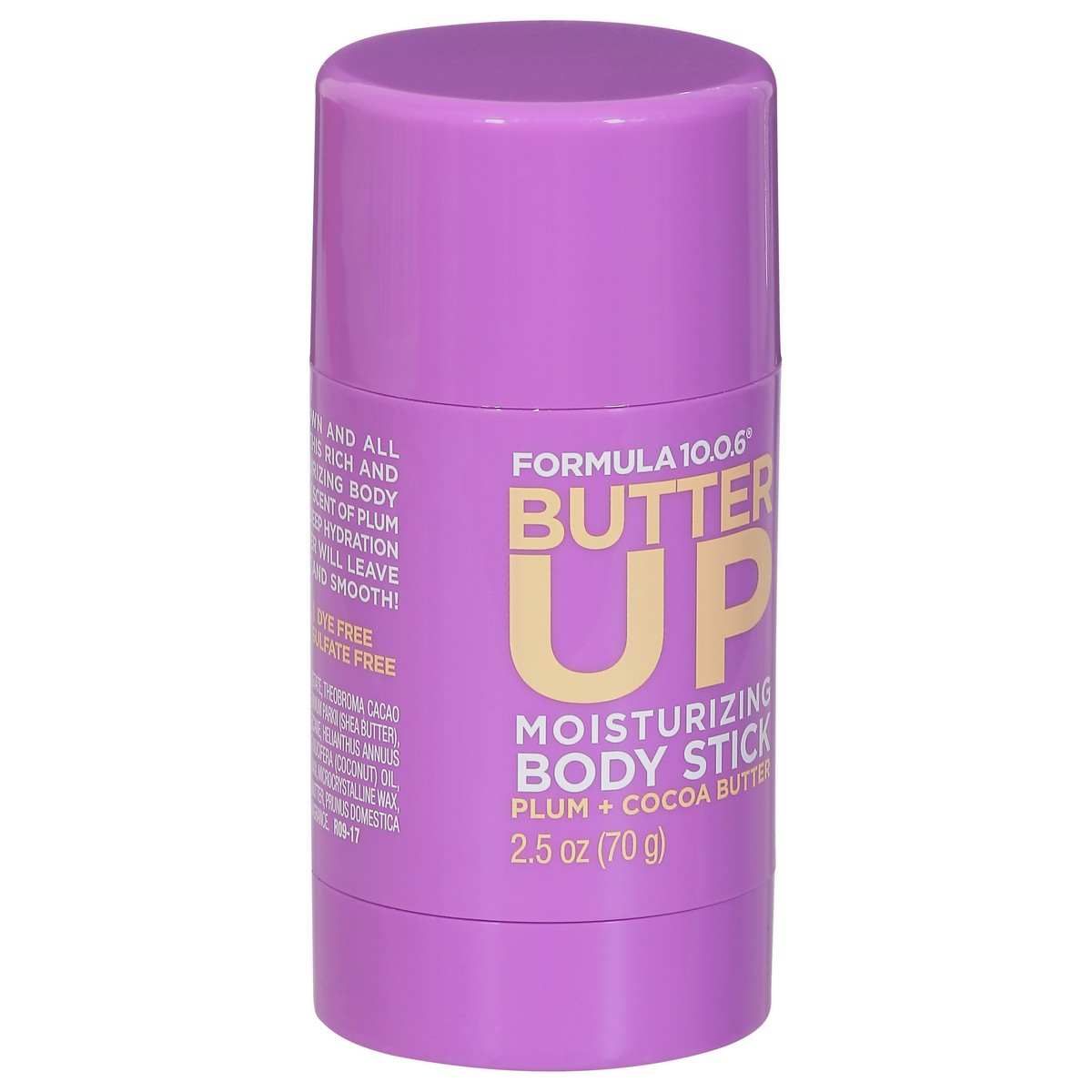 slide 10 of 13, Formula 10.0.6 Butter Up Moisturizing Plum + Cocoa Butter Body Stick 2.5 oz, 2.5 oz