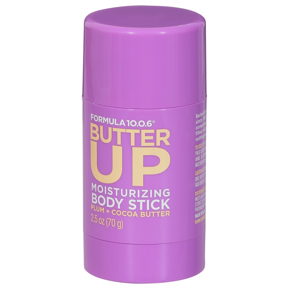 slide 3 of 13, Formula 10.0.6 Butter Up Moisturizing Plum + Cocoa Butter Body Stick 2.5 oz, 2.5 oz