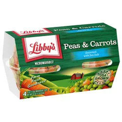 Libby''s Peas & Carrots, 4 oz Cup, 4-Pack