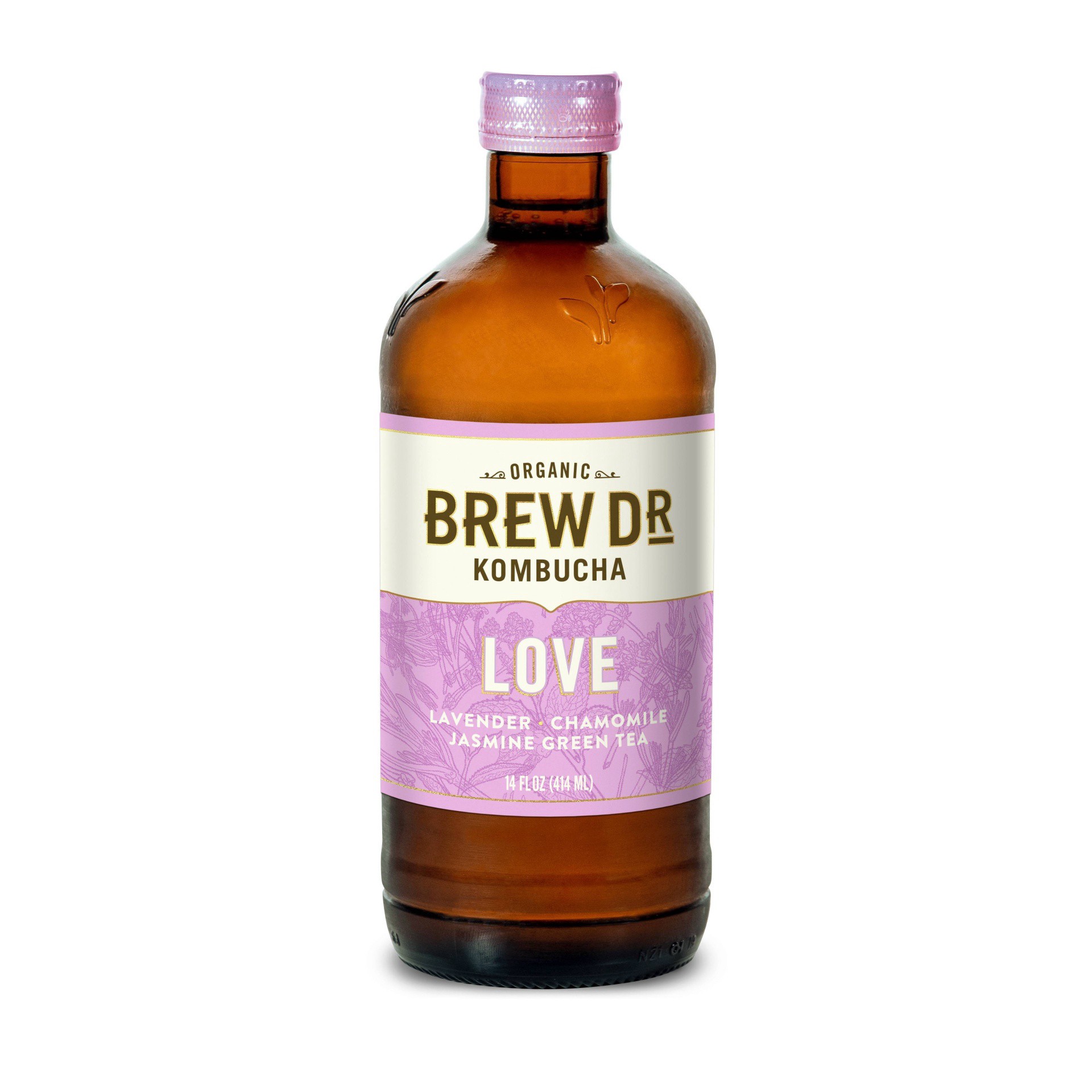 slide 1 of 9, Brew Dr. Brew Dr Kombucha Love - 14 fl oz, 14 fl oz