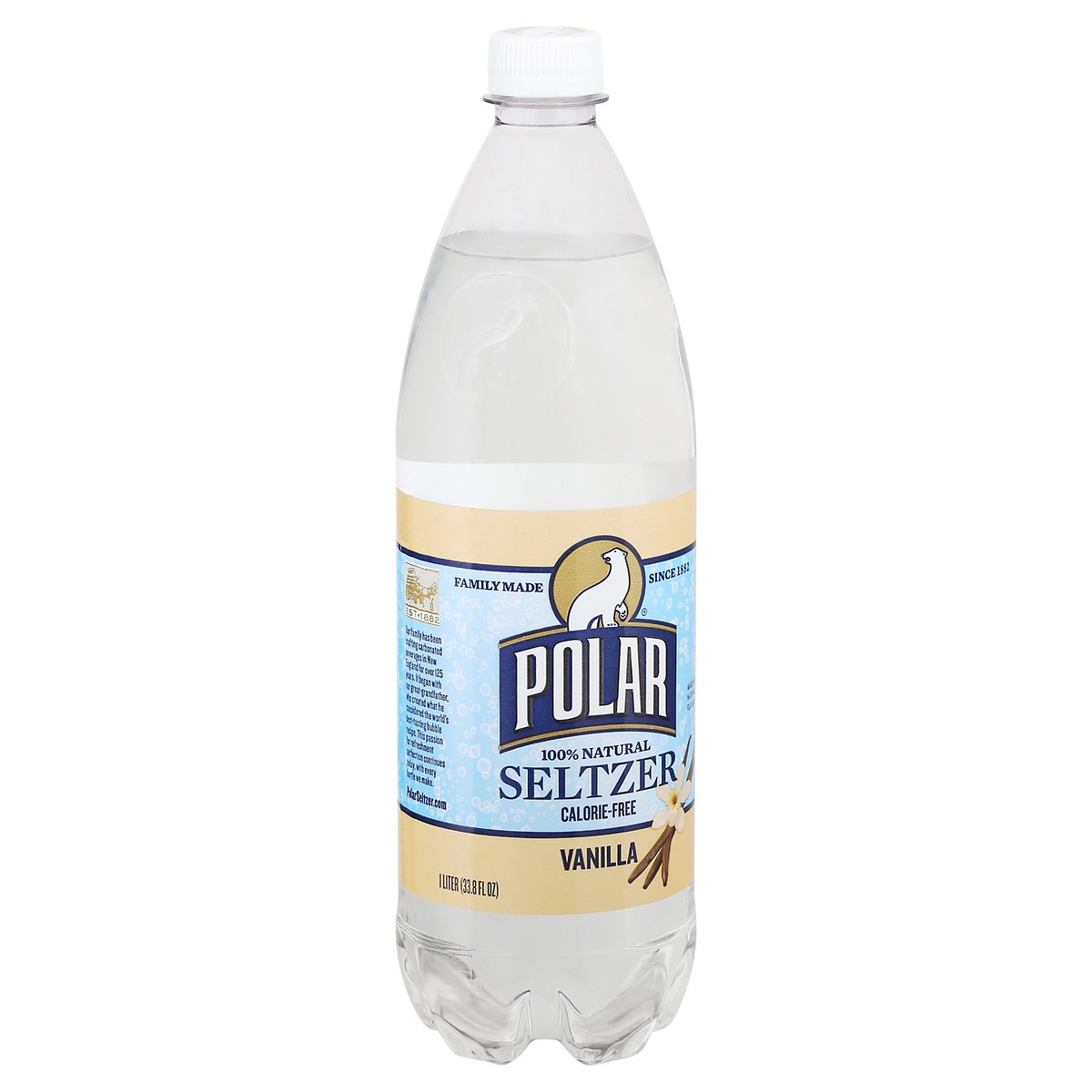 slide 2 of 14, Polar Beverages Polar Vanilla Seltzer, 1 liter