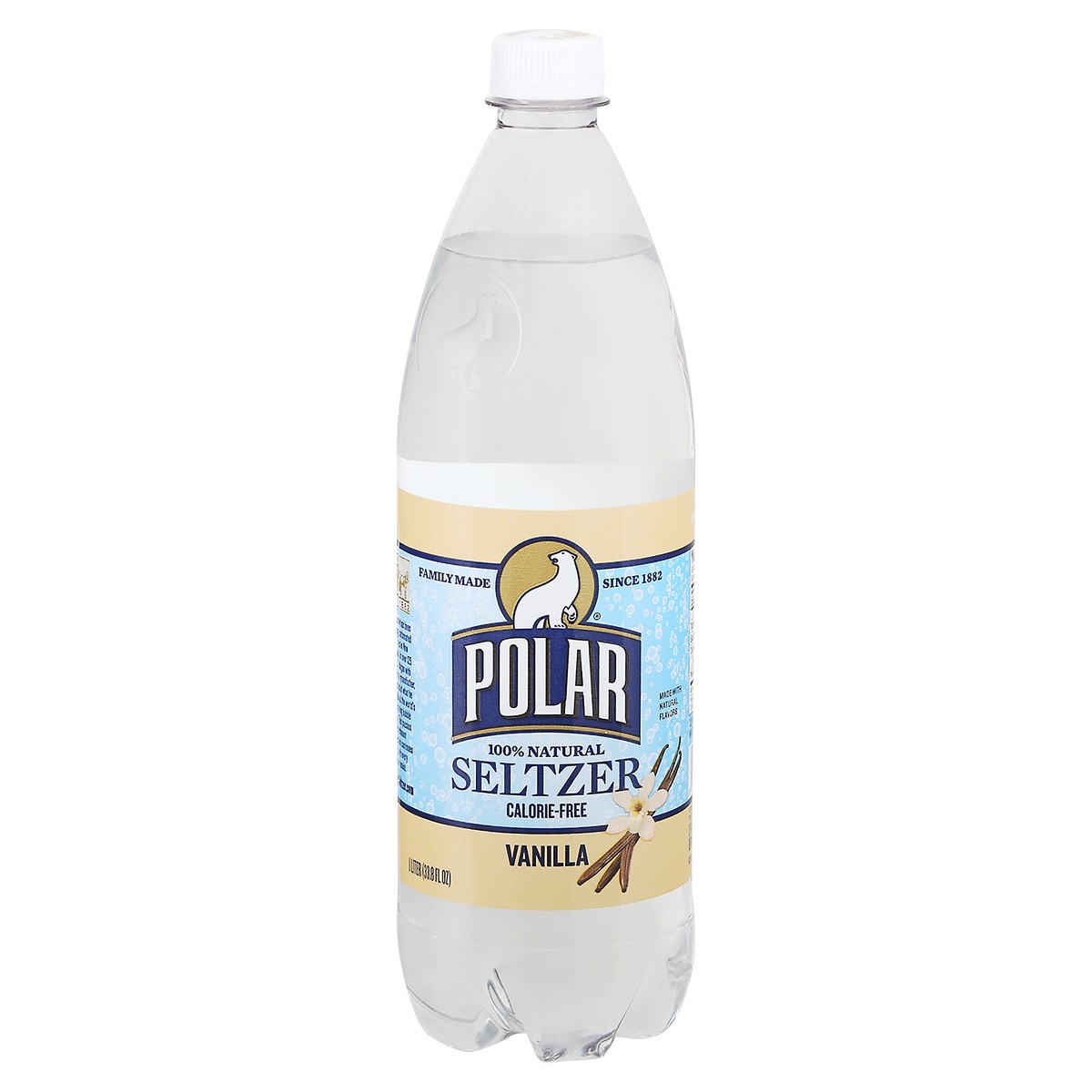 slide 8 of 14, Polar Beverages Polar Vanilla Seltzer, 1 liter