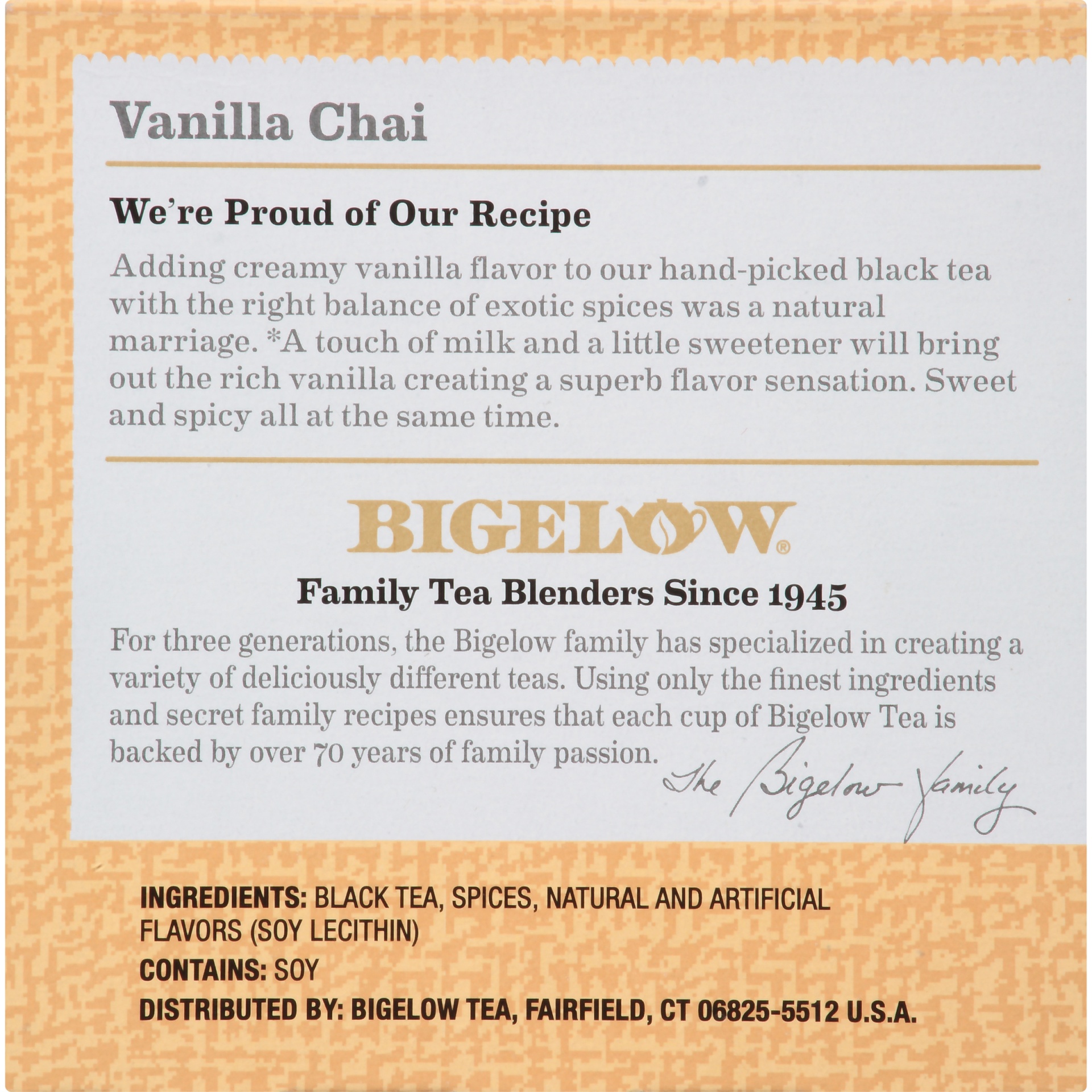 slide 5 of 7, Bigelow Vanilla Chai Tea K Cup Pods, 12 ct