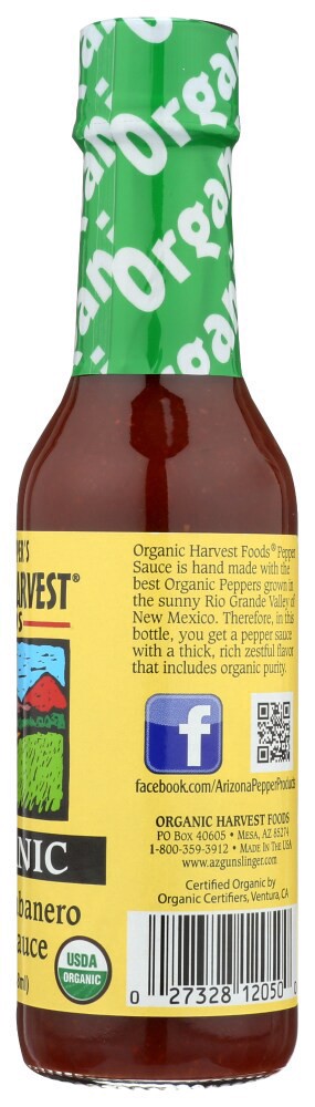 slide 2 of 4, AriZona Organic Harvest Chipotle Habanero Pepper Sauce, 5 oz