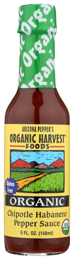 slide 1 of 4, AriZona Organic Harvest Chipotle Habanero Pepper Sauce, 5 oz