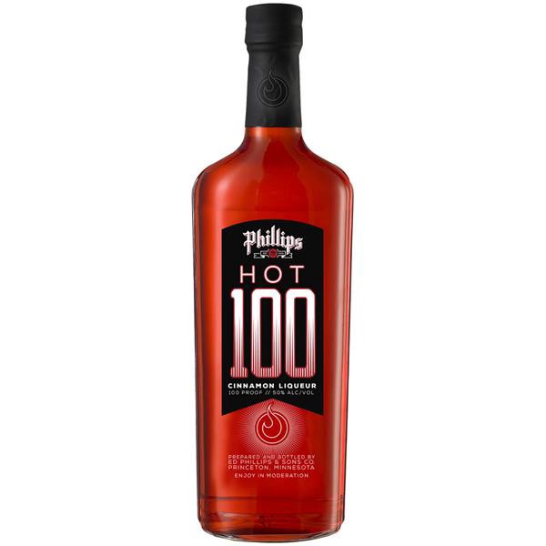 slide 1 of 1, UV Phillips Hot 100 Schnapps, 750 ml