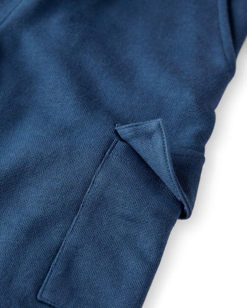 slide 5 of 5, Littleplanet Toddler Organic Cotton French Terry Joggers Dark Sea Blue 3T, 3T