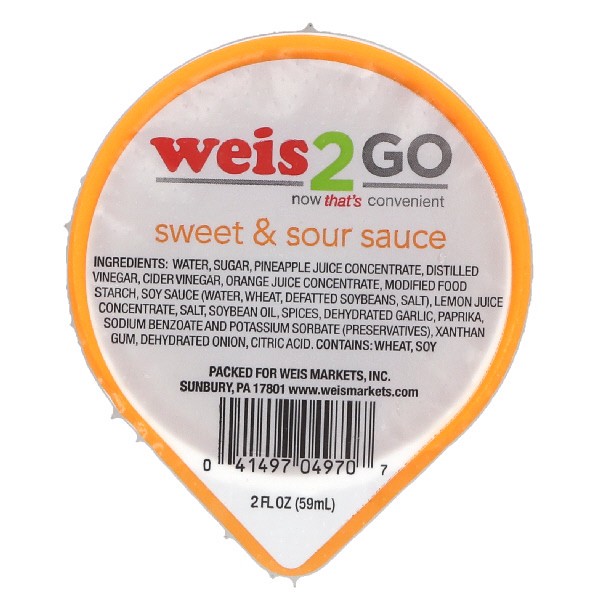 slide 1 of 1, Sweet and Sour Sauce, 2 oz