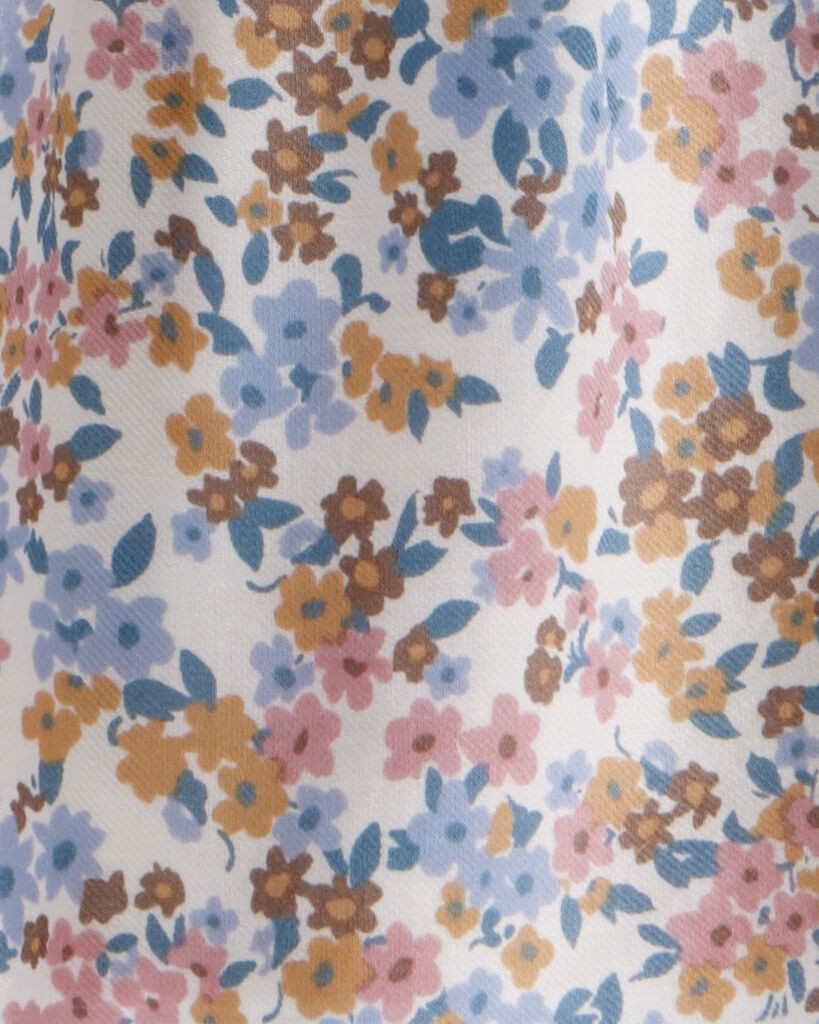 slide 2 of 4, Oshkosh Baby Smocked Floral Print Dress Multi 24M, 1 ct