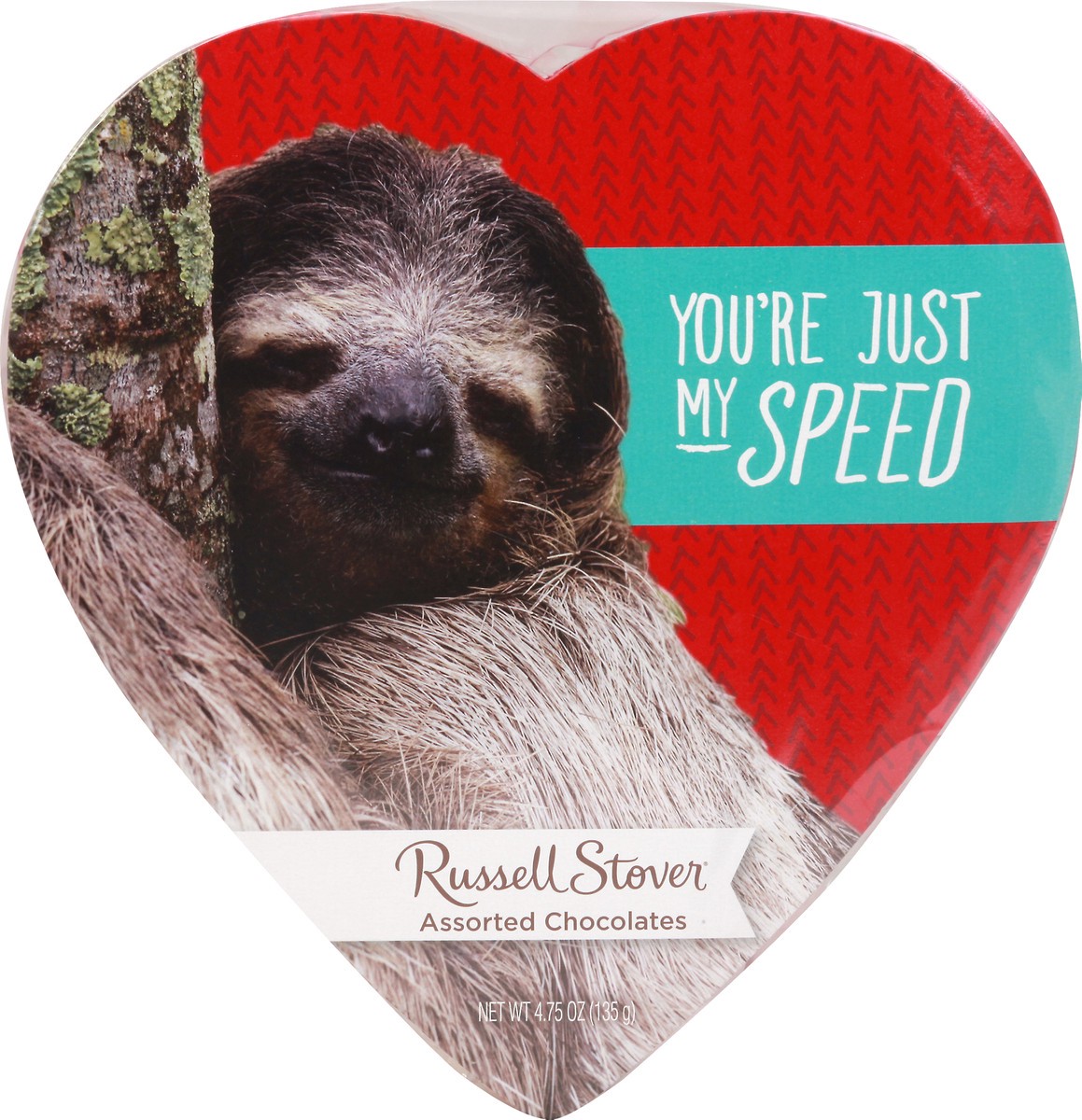 slide 5 of 6, Russell Stover Valentine's Humor Memes Assorted Chocolates Heart, 4.75 oz