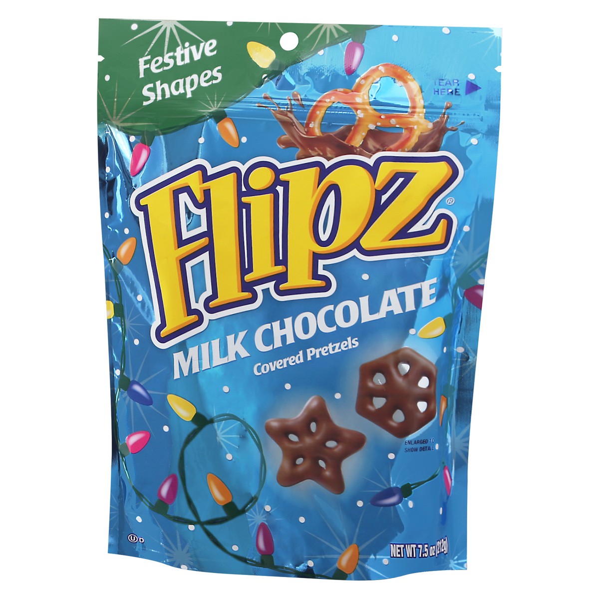 slide 7 of 12, Flipz Holiday Pretzels Milk Choc, 7.5 oz