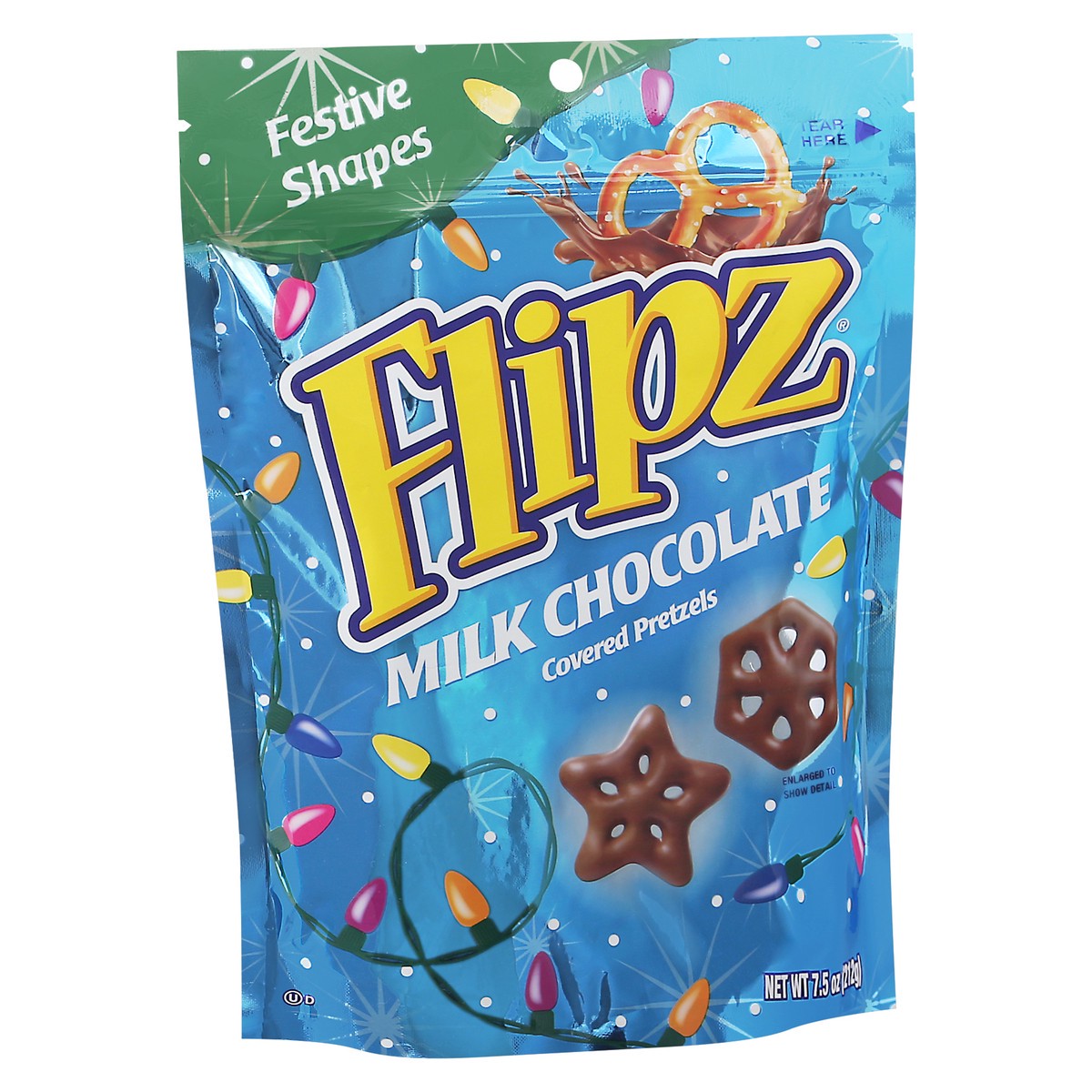 slide 2 of 12, Flipz Holiday Pretzels Milk Choc, 7.5 oz