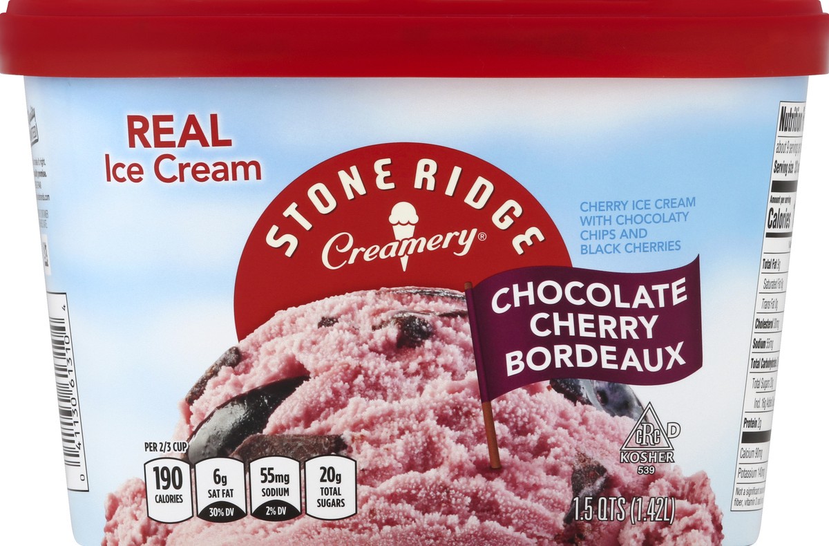 slide 7 of 7, Stone Ridge Creamery Cherry Choc Ice Cream, 48 fl oz