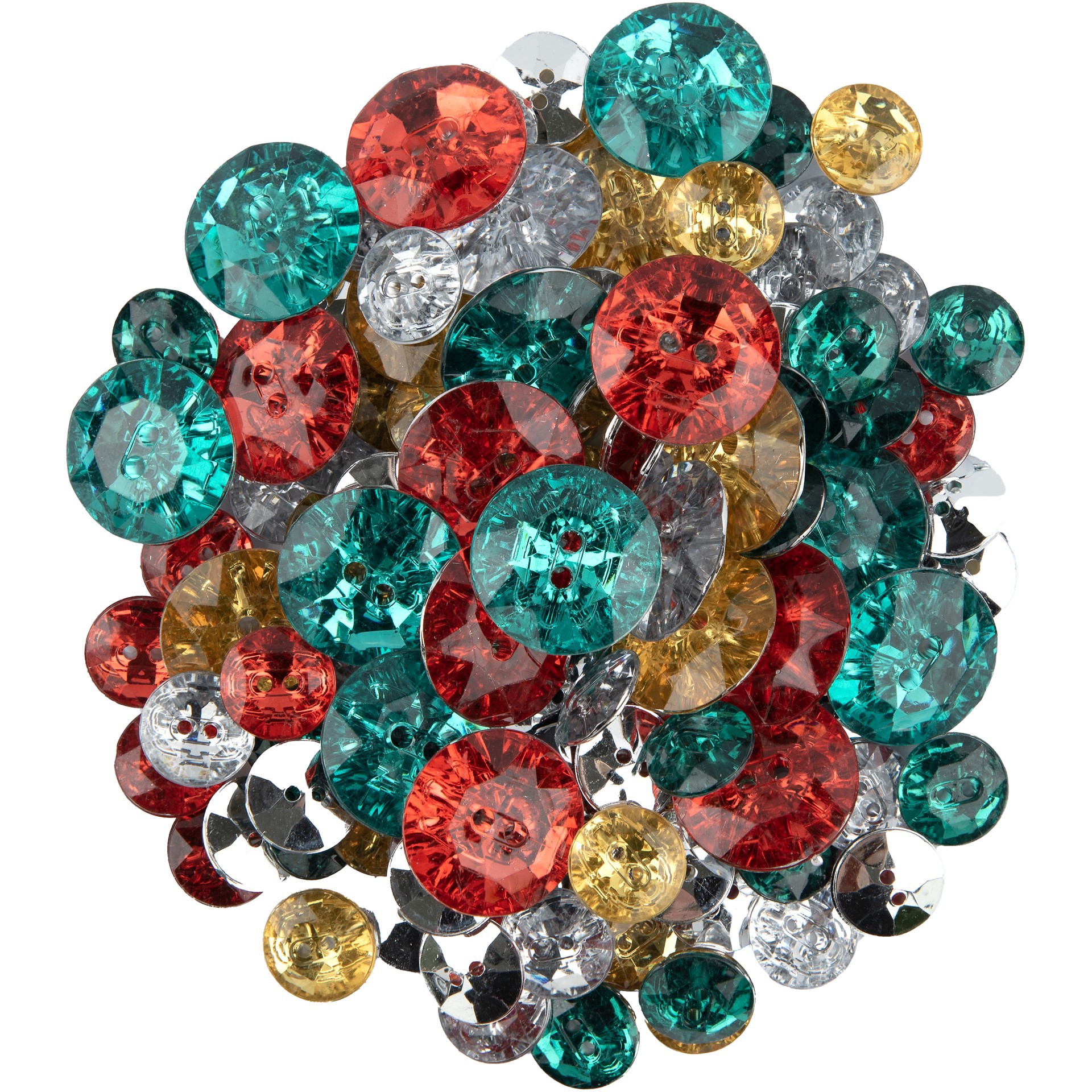 slide 2 of 5, Blumenthal Lansing Favorite Findings Christmas Gem Button Mix, 115 buttons