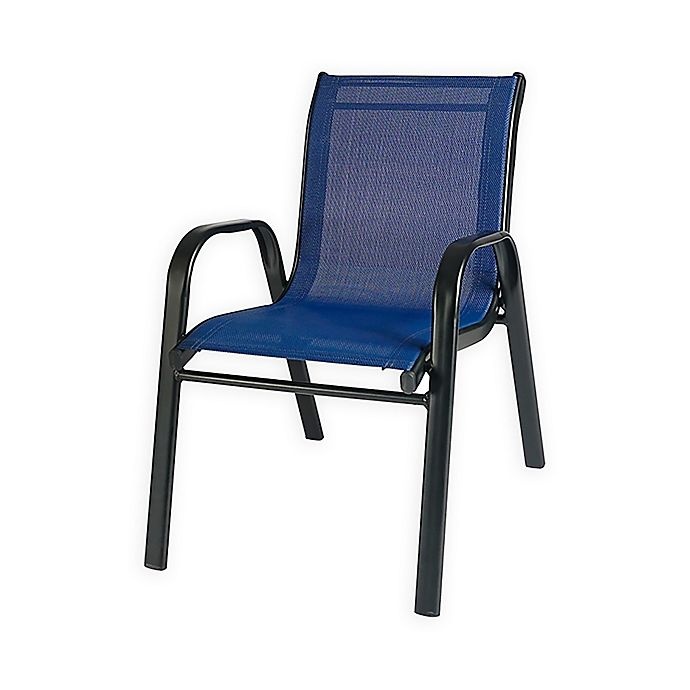 slide 1 of 1, Destination Summer Kids Sling Chair - Blue, 1 ct