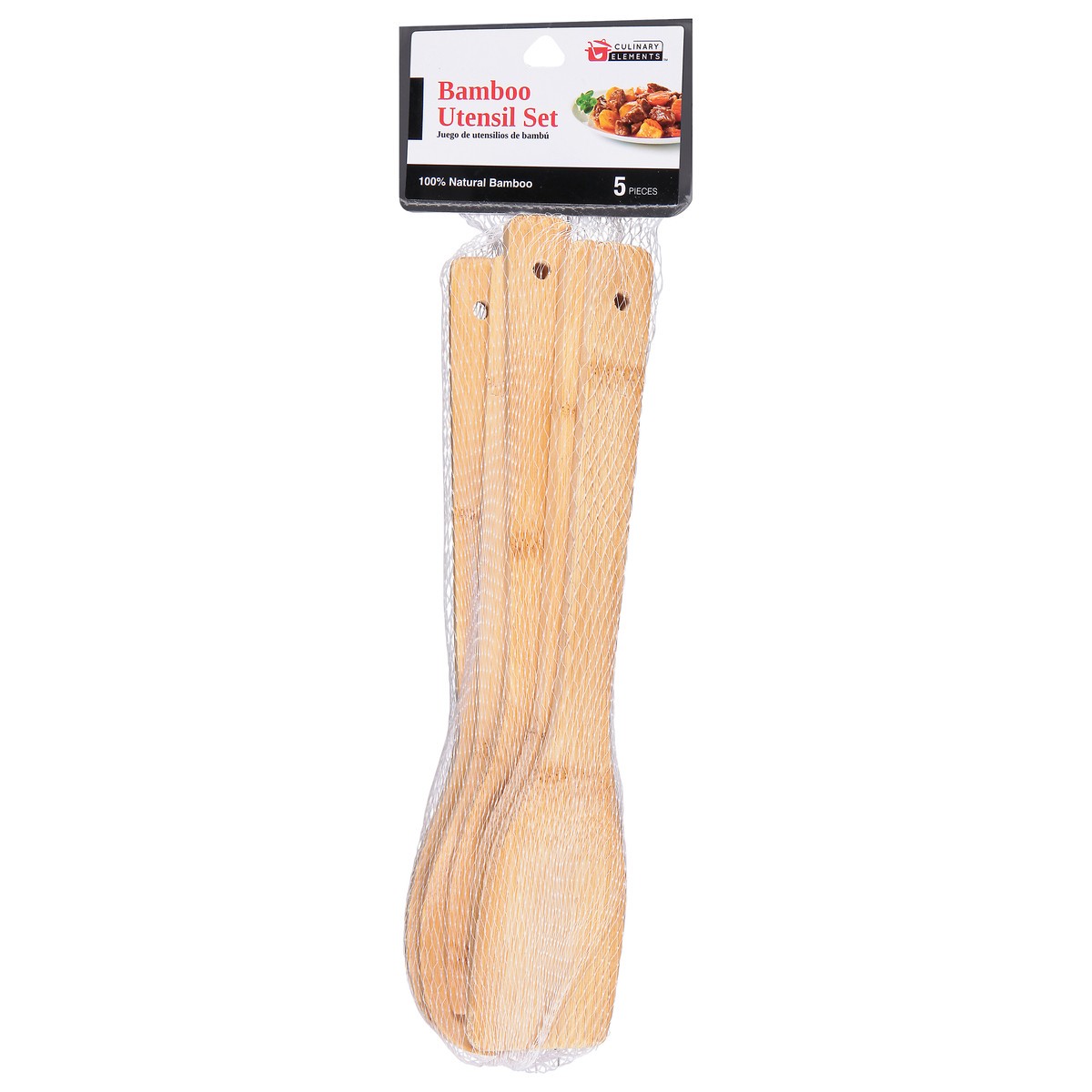 slide 4 of 9, Culinary Elements Good Living Bamboo Utensils, 1 ct