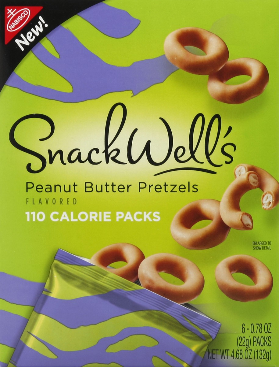 slide 5 of 6, SnackWell's Peanut Butter Pretzel, 4.67 oz