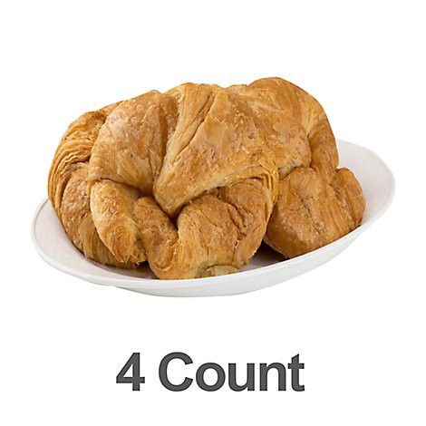 slide 1 of 1, Bakery Croissant Large 4 Count - Each, 4 ct